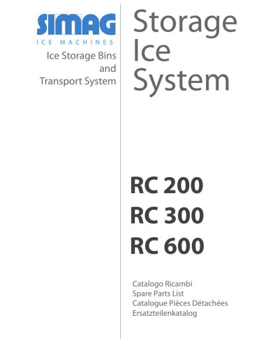 Pièces détachées SIMAG RC600 Annee 2013 