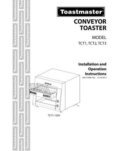 Pièces détachées TOASTMASTER TCT1 