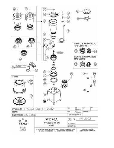 Pièces détachées VEMA FR 2002 Annee 2011 