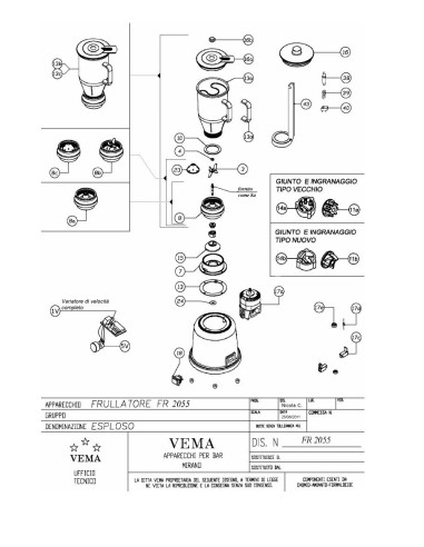 Pièces détachées VEMA FR 2055 Annee 2011 