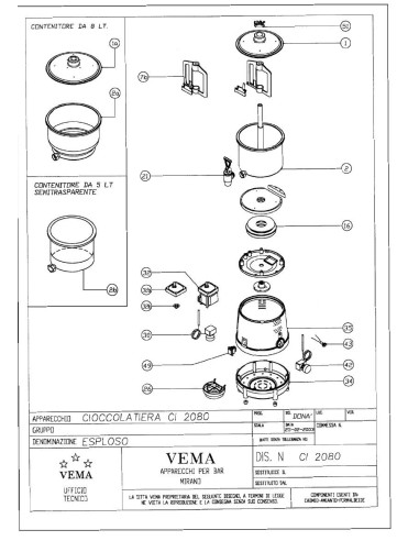 Pièces détachées VEMA CI 2080 Annee 2003 