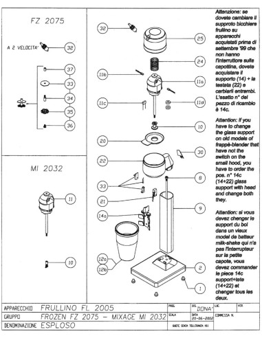 Pièces détachées VEMA FL 2005 Annee 2002 