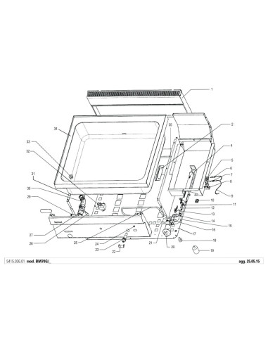 Pièces détachées TECNOINOX BM70G0 Annee 05-2015 