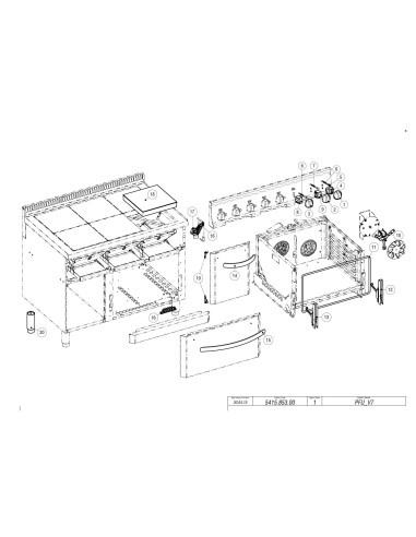 Pièces détachées TECNOINOX PFU70V7 Annee 04-2015 