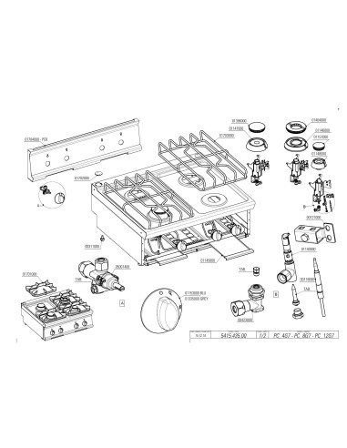 Pièces détachées TECNOINOX PF12G7 Annee 12-2010 