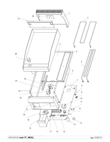 Pièces détachées TECNOINOX FTC35E0 Annee 06-2015 