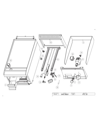 Pièces détachées TECNOINOX FTC35G7 Annee 12-2012 