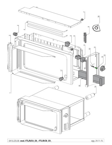 Pièces détachées TECNOINOX FTC4E9 Annee 11-2015 