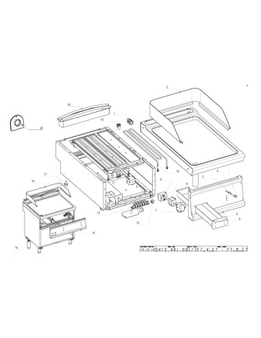 Pièces détachées TECNOINOX FTC4FE7 Annee 12-2010 