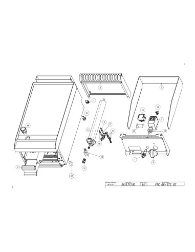 Pièces détachées TECNOINOX FTC70G0 Annee 12-2012 