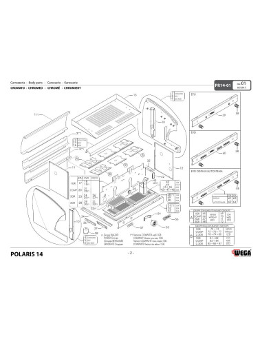 Pièces détachées WEGA POLARIS-14 (201501-) Annee 201501- 