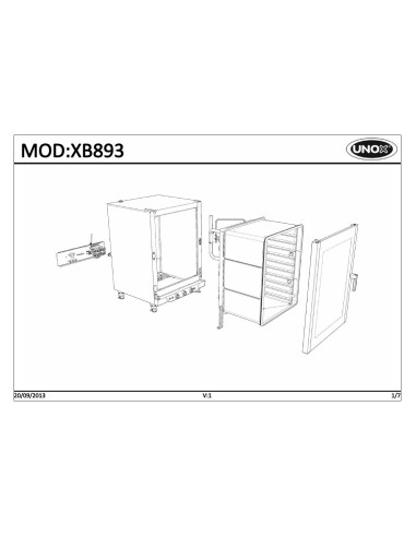 Pièces détachées UNOX XB893 Annee 2013 - UNOX XB893 - Annee 2013 - Unox