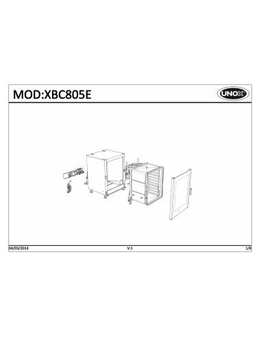 Pièces détachées UNOX XBC805E Annee 2014 - UNOX XBC805E - Annee 2014 - Unox