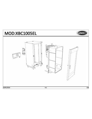 Pièces détachées UNOX XBC1005EL Annee 2014 - UNOX XBC1005EL - Annee 2014 - Unox