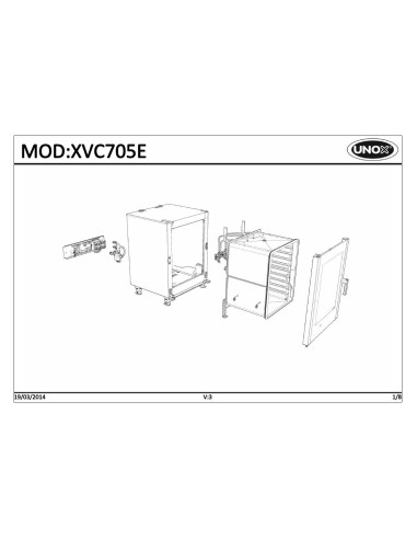 Pièces détachées UNOX XVC705E Annee 2014 - UNOX XVC705E - Annee 2014 - Unox