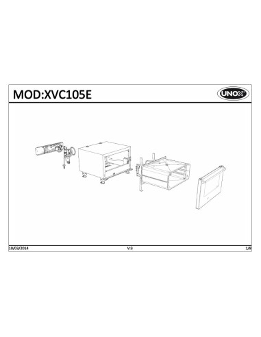 Pièces détachées UNOX XVC105E Annee 2014 - UNOX XVC105E - Annee 2014 - Unox