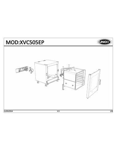 Pièces détachées UNOX XVC505EP Annee 2014 - UNOX XVC505EP - Annee 2014 - Unox