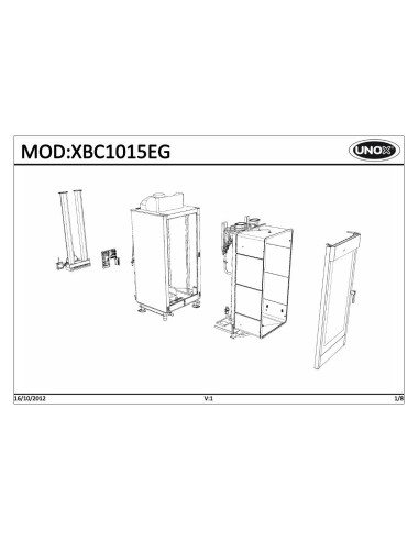 Pièces détachées UNOX XBC1015EG Annee 2012 - UNOX XBC1015EG - Annee 2012 - Unox