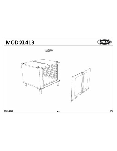 Pièces détachées UNOX XL413 Annee 2013 - UNOX XL413 - Annee 2013 - Unox