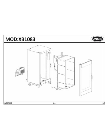 Pièces détachées UNOX XB1083 Annee 2013 - UNOX XB1083 - Annee 2013 - Unox