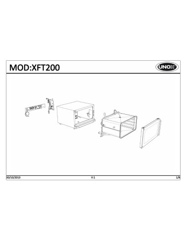 Pièces détachées UNOX XFT200 Annee 10-2013 - UNOX XFT200 - Annee 10-2013 - Unox