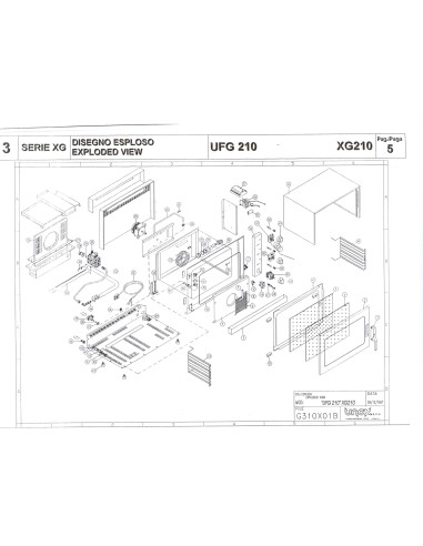 Pièces détachées UNOX XG210 Annee 1997 - UNOX XG210 - Annee 1997 - Unox