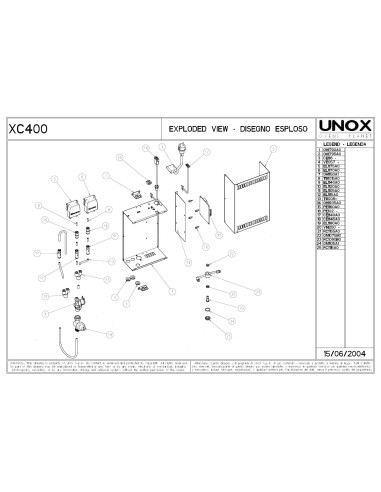 Pièces détachées UNOX XC400 Annee 2004 - UNOX XC400 - Annee 2004 - Unox