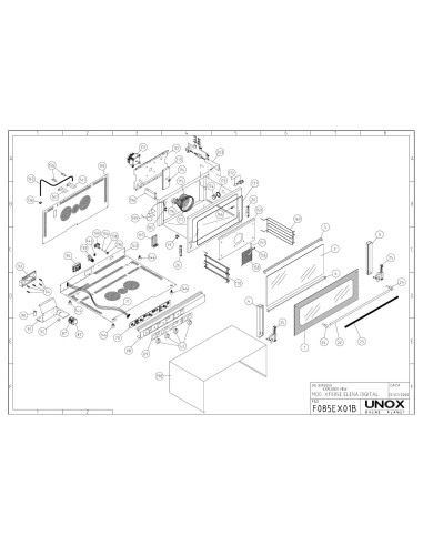 Pièces détachées UNOX XF085E Annee 2000 - UNOX XF085E - Annee 2000 - Unox