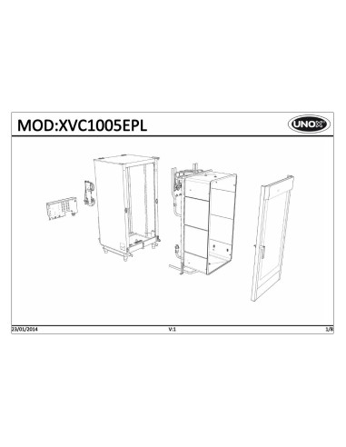 Pièces détachées UNOX XVC1005EPL Annee 2014 - UNOX XVC1005EPL - Annee 2014 - Unox