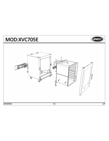 Pièces détachées UNOX XVC705E Annee 2012 - UNOX XVC705E - Annee 2012 - Unox