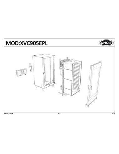 Pièces détachées UNOX XVC905EPL Annee 2014 - UNOX XVC905EPL - Annee 2014 - Unox