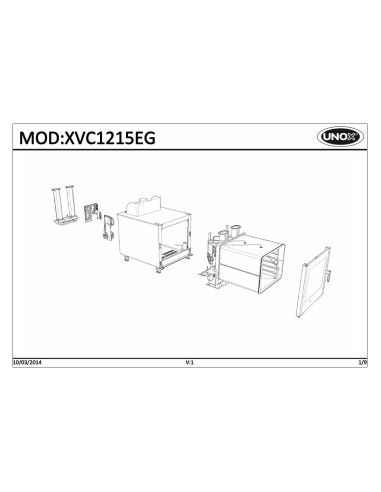 Pièces détachées UNOX XVC1215EG Annee 2014 - UNOX XVC1215EG - Annee 2014 - Unox