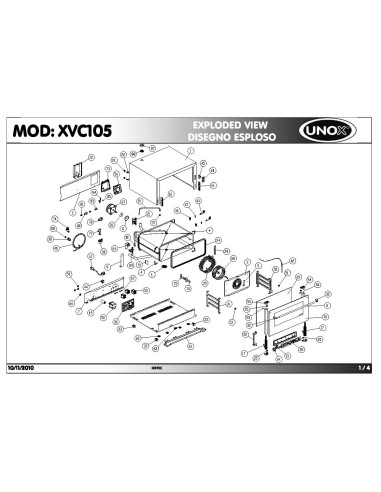 Pièces détachées UNOX XVC105 - UNOX XVC105 - Unox