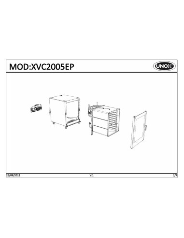 Pièces détachées UNOX XVC2005EP Annee 2012 - UNOX XVC2005EP - Annee 2012 - Unox