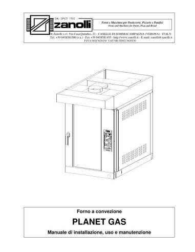 Pièces détachées ZANOLLI PLANET 8G Annee 0 