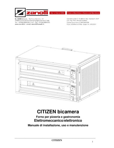 Pièces détachées ZANOLLI CITIZEN 9-9 MC Annee 0 