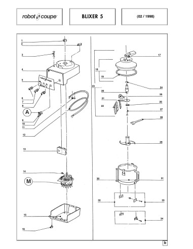 Pièces détachées pour Blixer Blixer 5 - Robot Coupe 