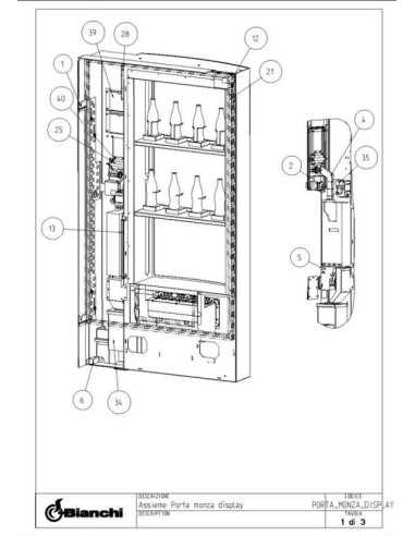 Pièces détachées BIANCHI MONZA DISPLAY Annee 0 