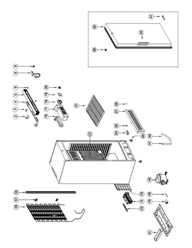 Refroidisseur de stockage - référence SDU1220 - Tefcold 