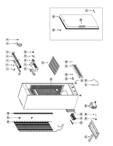 Refroidisseur de stockage - référence SD1280 - Tefcold 