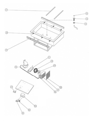 Cuve de refroidissement GN1/1 - référence CW3 - Tefcold 