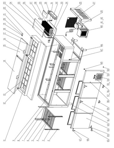 Comptoir de préparation de sandwich GN1/1 - référence SS7300 - Tefcold 