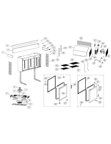 Congélateur armoire pour supermarché - référence MTF185B - Tefcold 