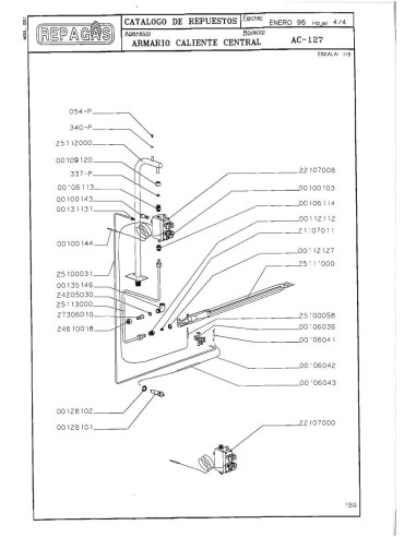 Pièces détachées REPAGAS AC127 Annee 1996 