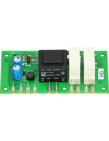 Carte Electronique 230V 123X65 Mm pour Fourneau Vitrocéramique Mkn 