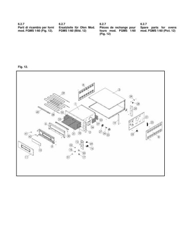 Pièces détachées PIZZA GROUP FGMS2-60R Annee 2002 - PIZZA GROUP FGMS2-60R - Annee 2002 - Pizza Group