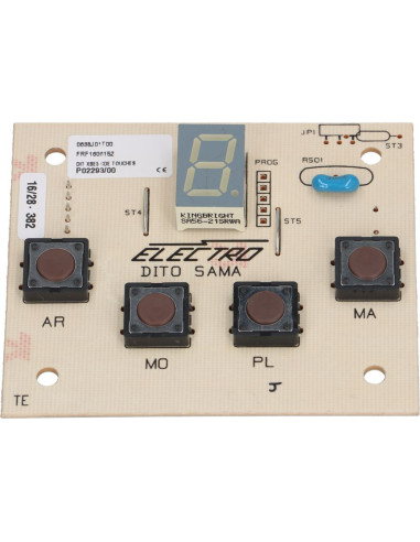 Carte Electronique Commande 76X65 Mm pour Planétaire Zanussi 