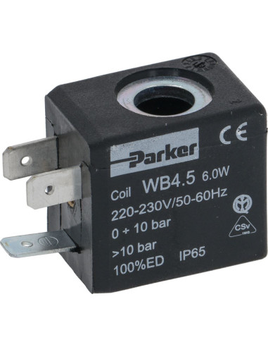 Bobine Parker Wb4.5 6W 220/230V 50/60Hz pour Machine À Café Bezzera 