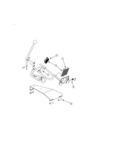 Pièces détachées pour Coupe-frites professionnel inox sur socle inox - couteau inox + poussoir 13 mm 