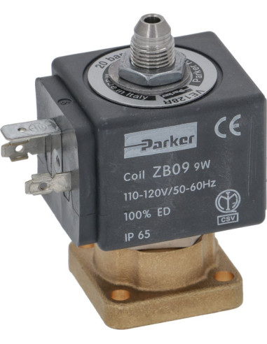 Electrovanne Parker 3 Voies 115V 50/60Hz pour Machine À Café Azkoyen 